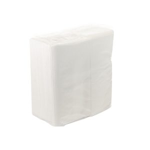 a packet of white Duro 2LW1/8 lunch napkins