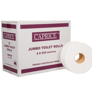 500CW Caprice jumbo toilet roll and carton