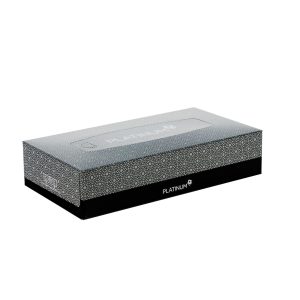 Platinum facial tissues box