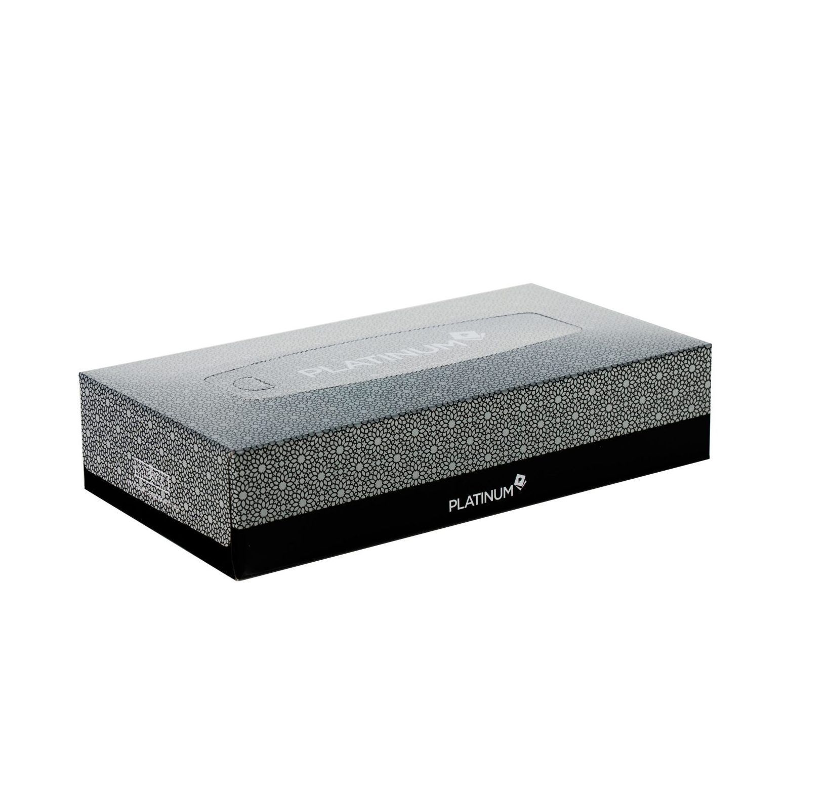 Platinum facial tissues box