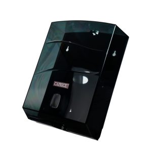 Caprice black transparent interleaved towel dispenser